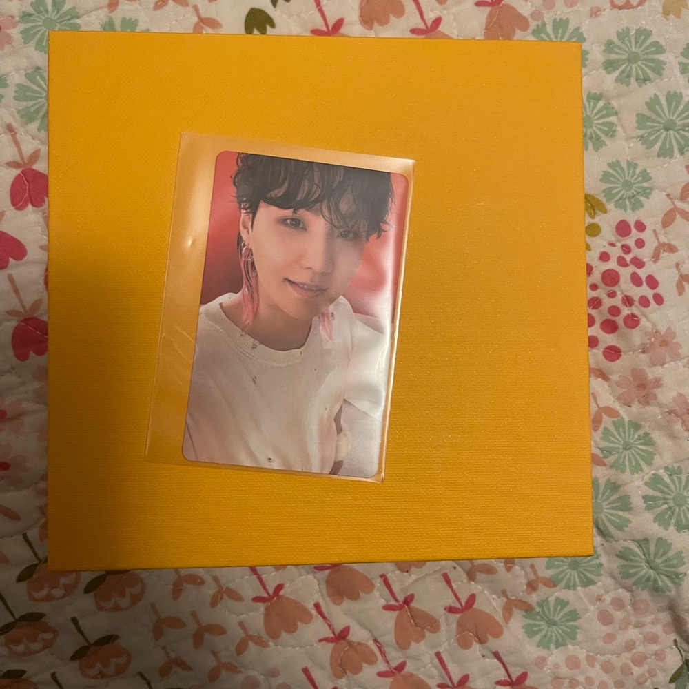 Suga Butter yellow album photo card